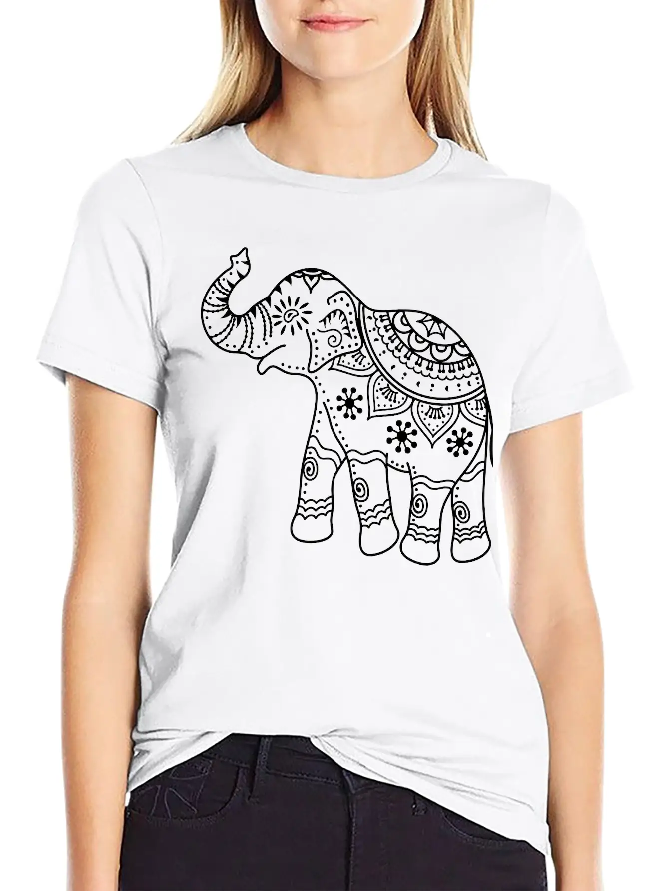 Elephant Breathable Soft Cotton T-Shirt – Timeless Casual Look