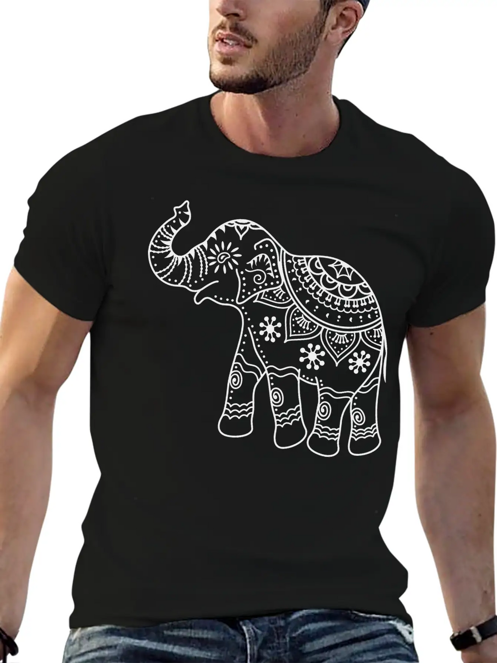 Elephant Breathable Soft Cotton T-Shirt – Timeless Casual Look