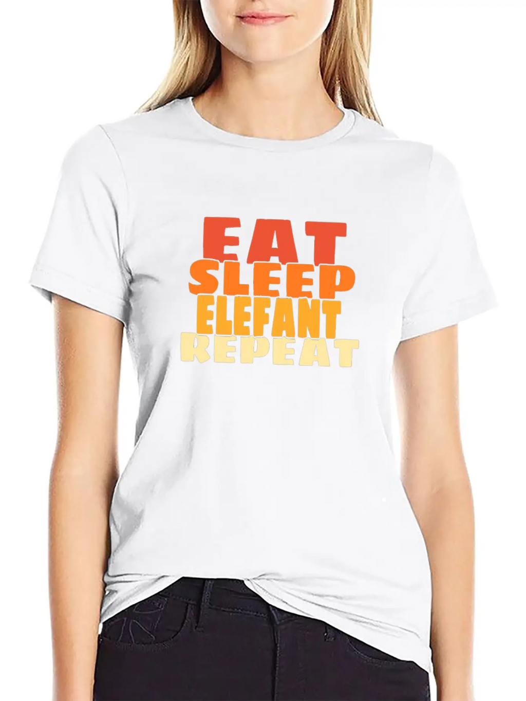 Elephant Casual Graphic T-Shirt – Simple And Comfortable Daily Wear