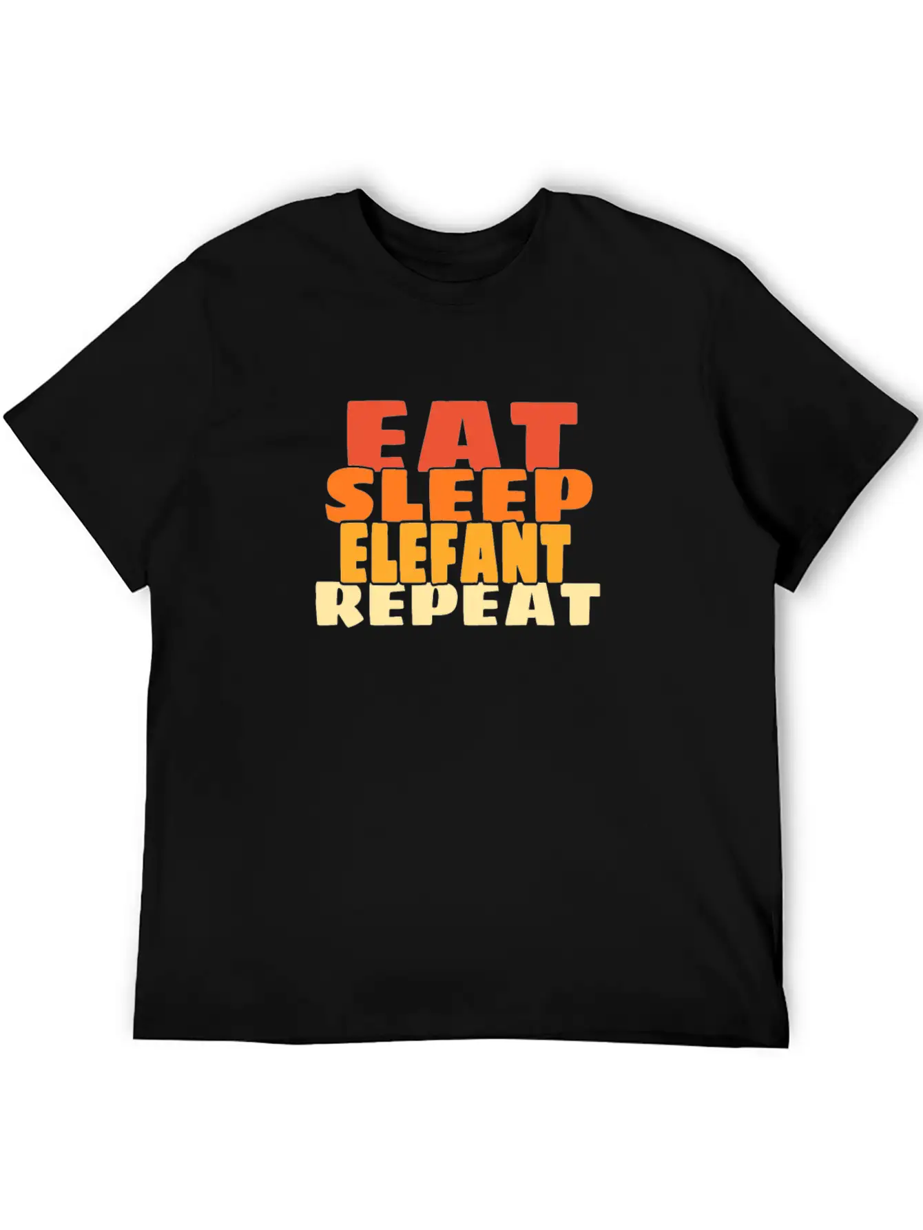 Elephant Casual Graphic T-Shirt – Simple And Comfortable Daily Wear