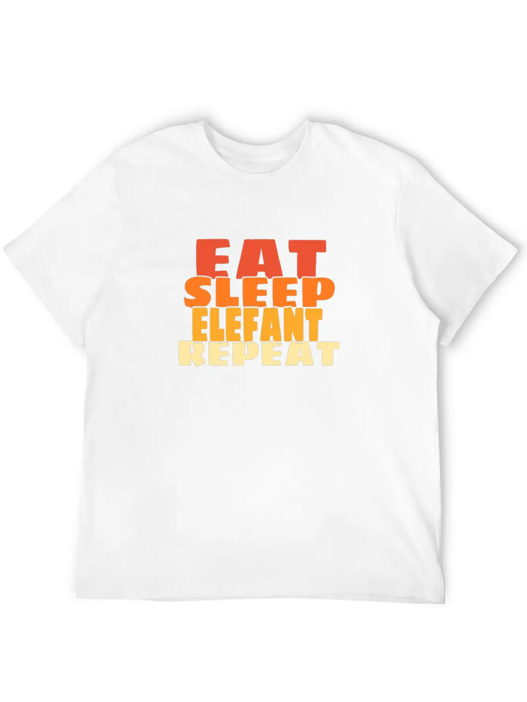 Elephant Casual Graphic T-Shirt – Simple And Comfortable Daily Wear