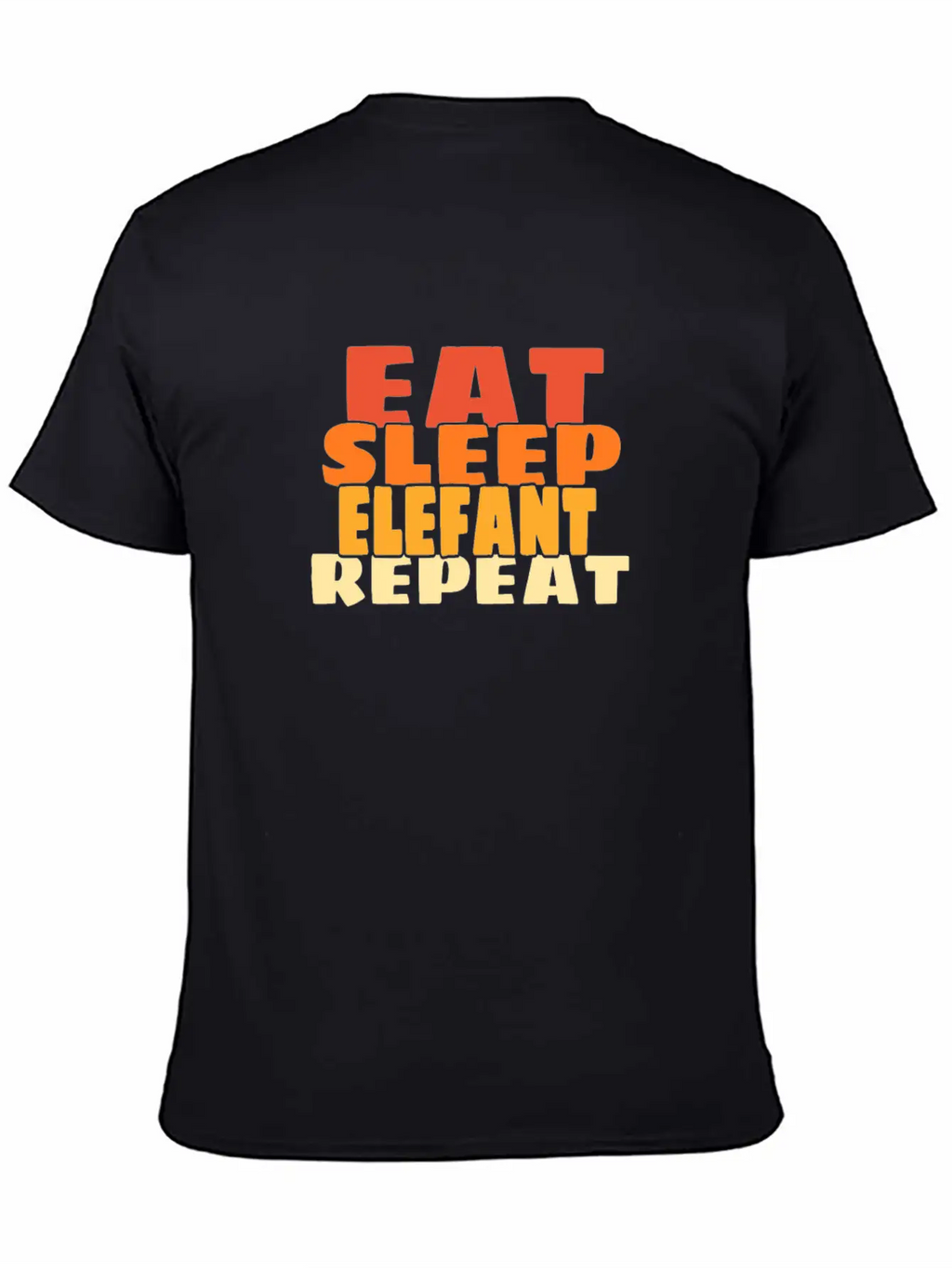 Elephant Casual Graphic T-Shirt – Simple And Comfortable Daily Wear