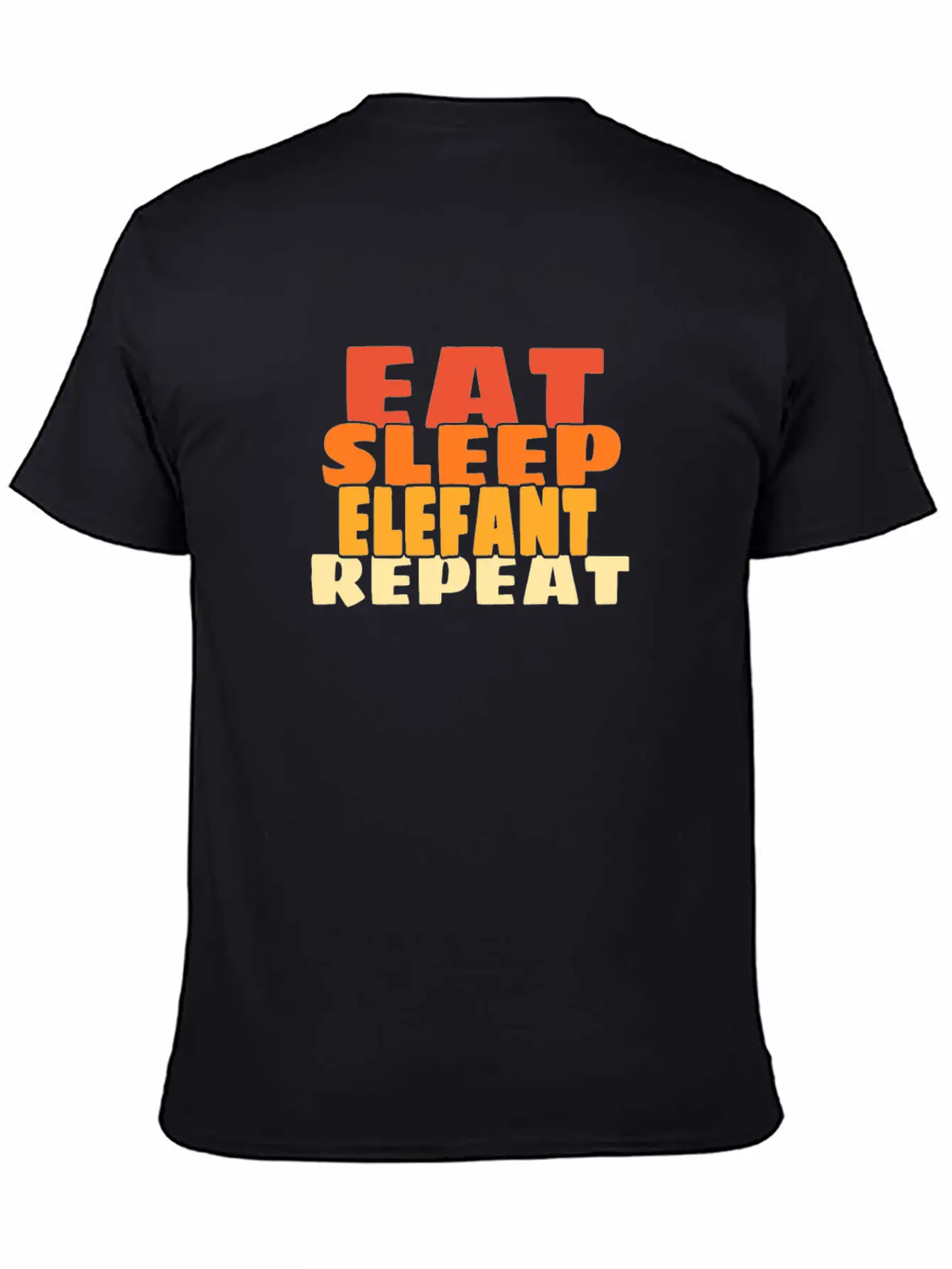 Elephant Casual Graphic T-Shirt – Simple And Comfortable Daily Wear