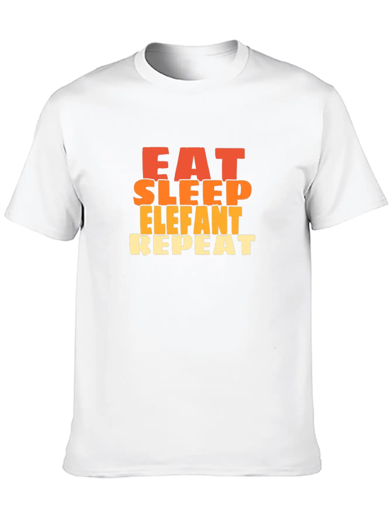 Elephant Casual Graphic T-Shirt – Simple And Comfortable Daily Wear