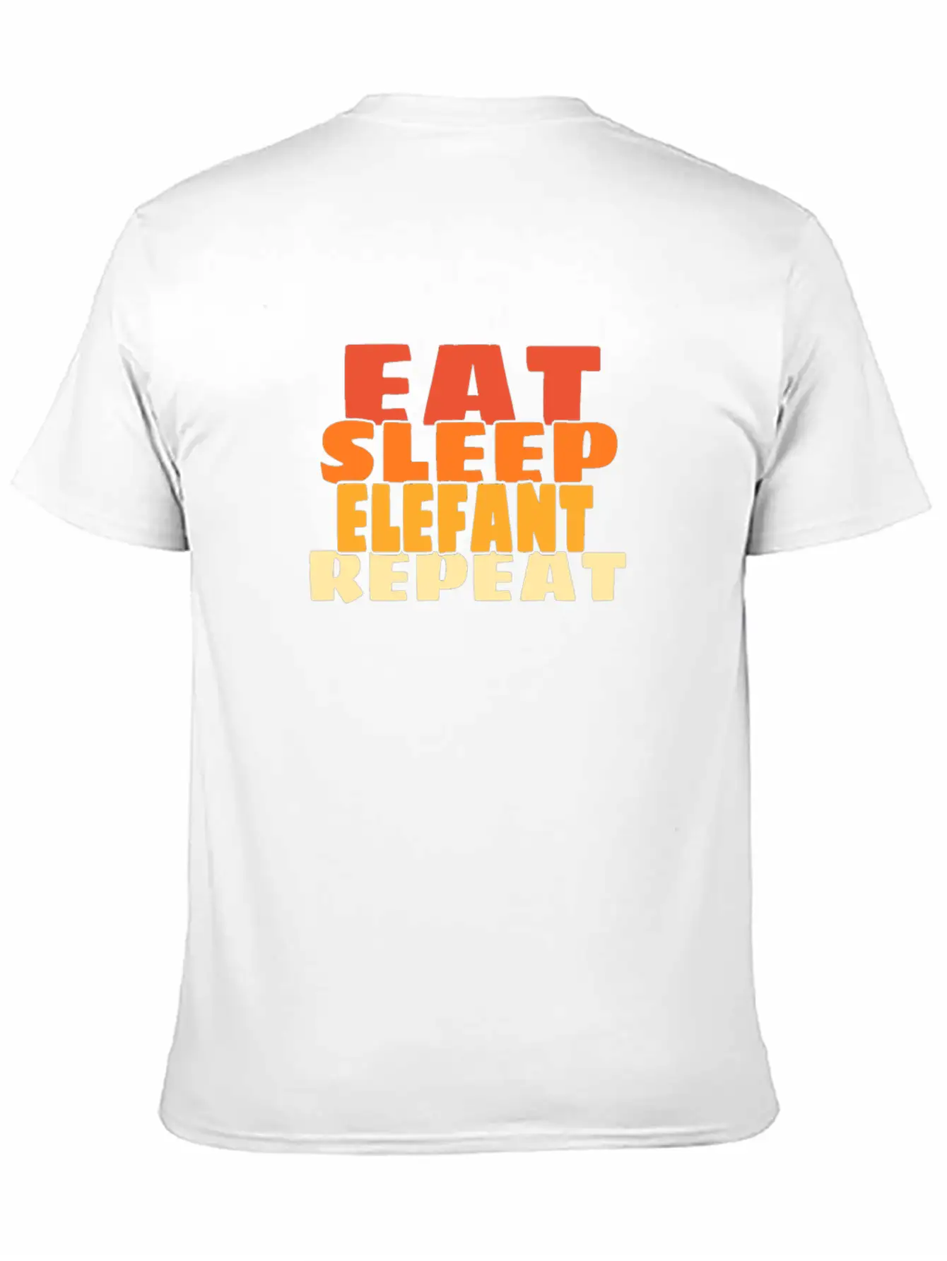 Elephant Casual Graphic T-Shirt – Simple And Comfortable Daily Wear