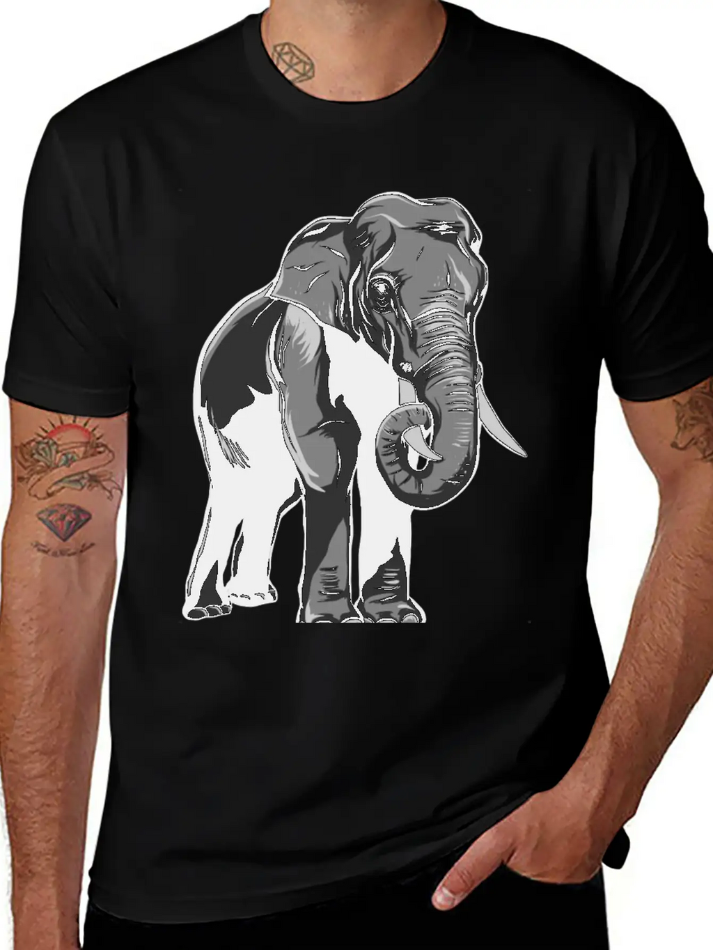 Elephant Essential Cotton Tee For Daily Outfits – Unisex Style