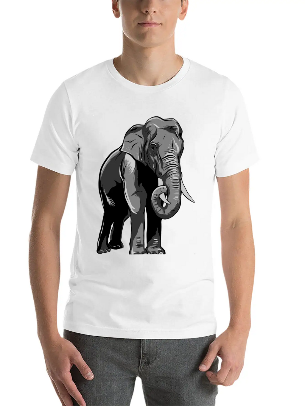 Elephant Essential Cotton Tee For Daily Outfits – Unisex Style