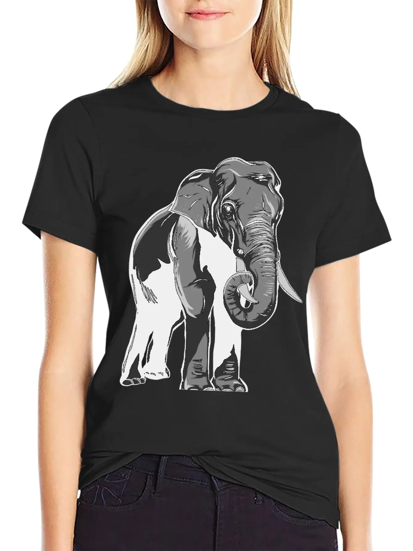 Elephant Essential Cotton Tee For Daily Outfits – Unisex Style