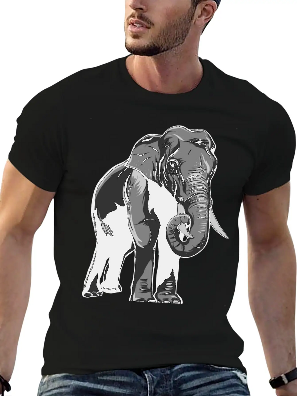 Elephant Essential Cotton Tee For Daily Outfits – Unisex Style