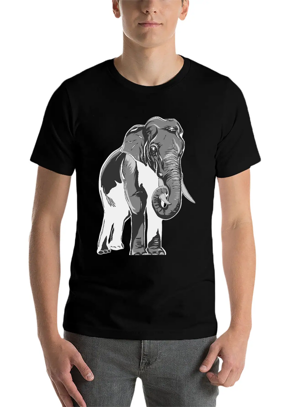 Elephant Essential Cotton Tee For Daily Outfits – Unisex Style