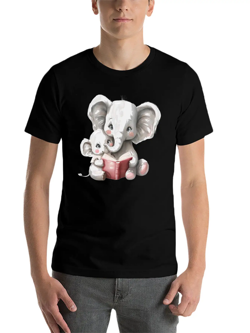 Elephant Family. Unisex Casual T-Shirt – Clean Design For Daily Comfort