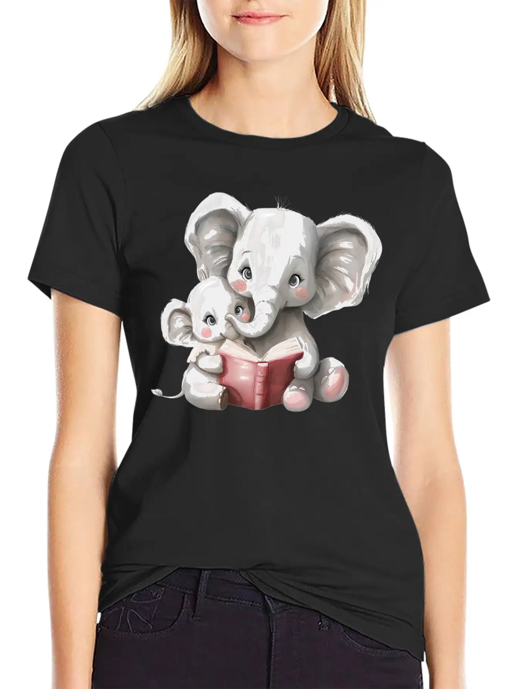 Elephant Family. Unisex Casual T-Shirt – Clean Design For Daily Comfort