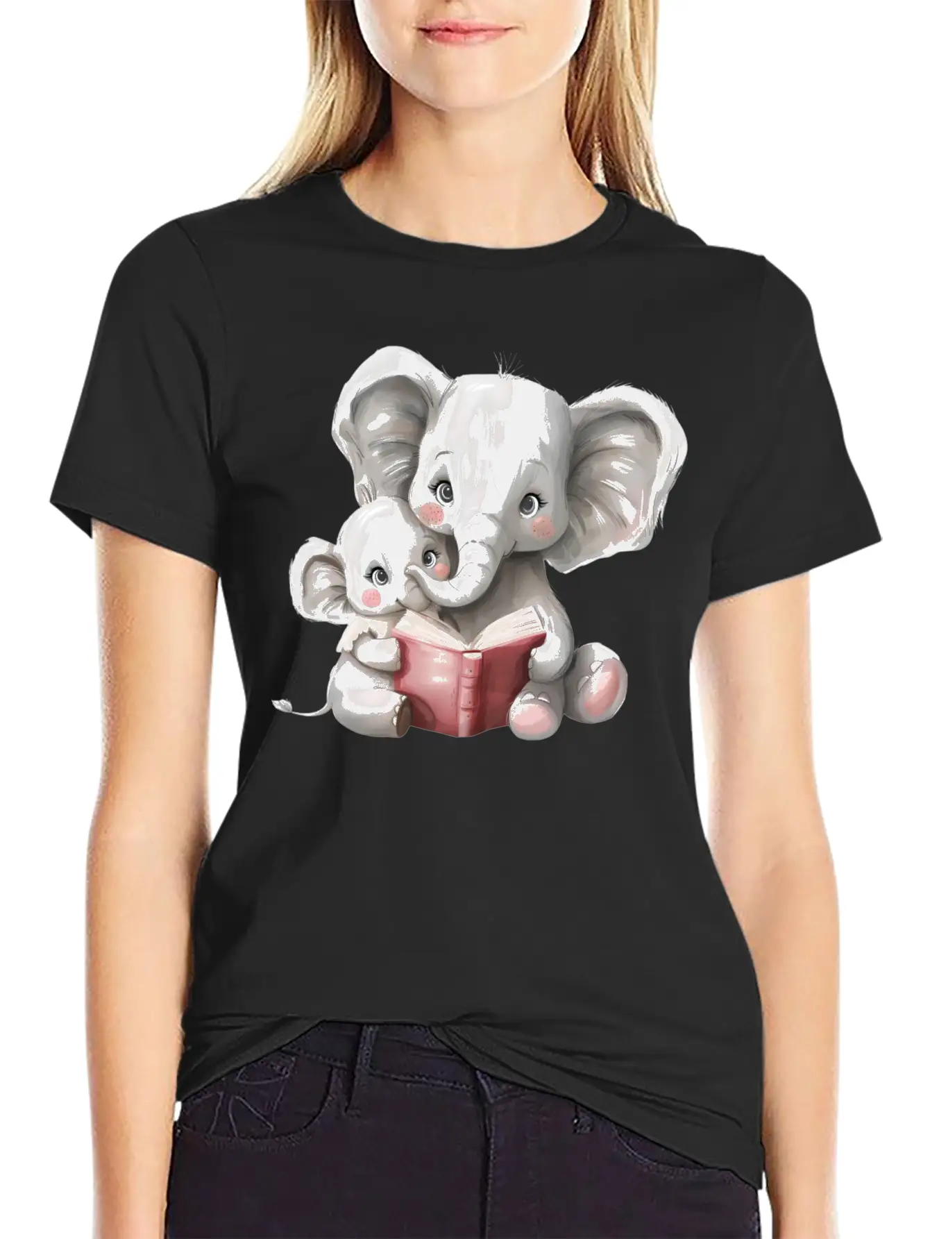 Elephant Family. Unisex Casual T-Shirt – Clean Design For Daily Comfort