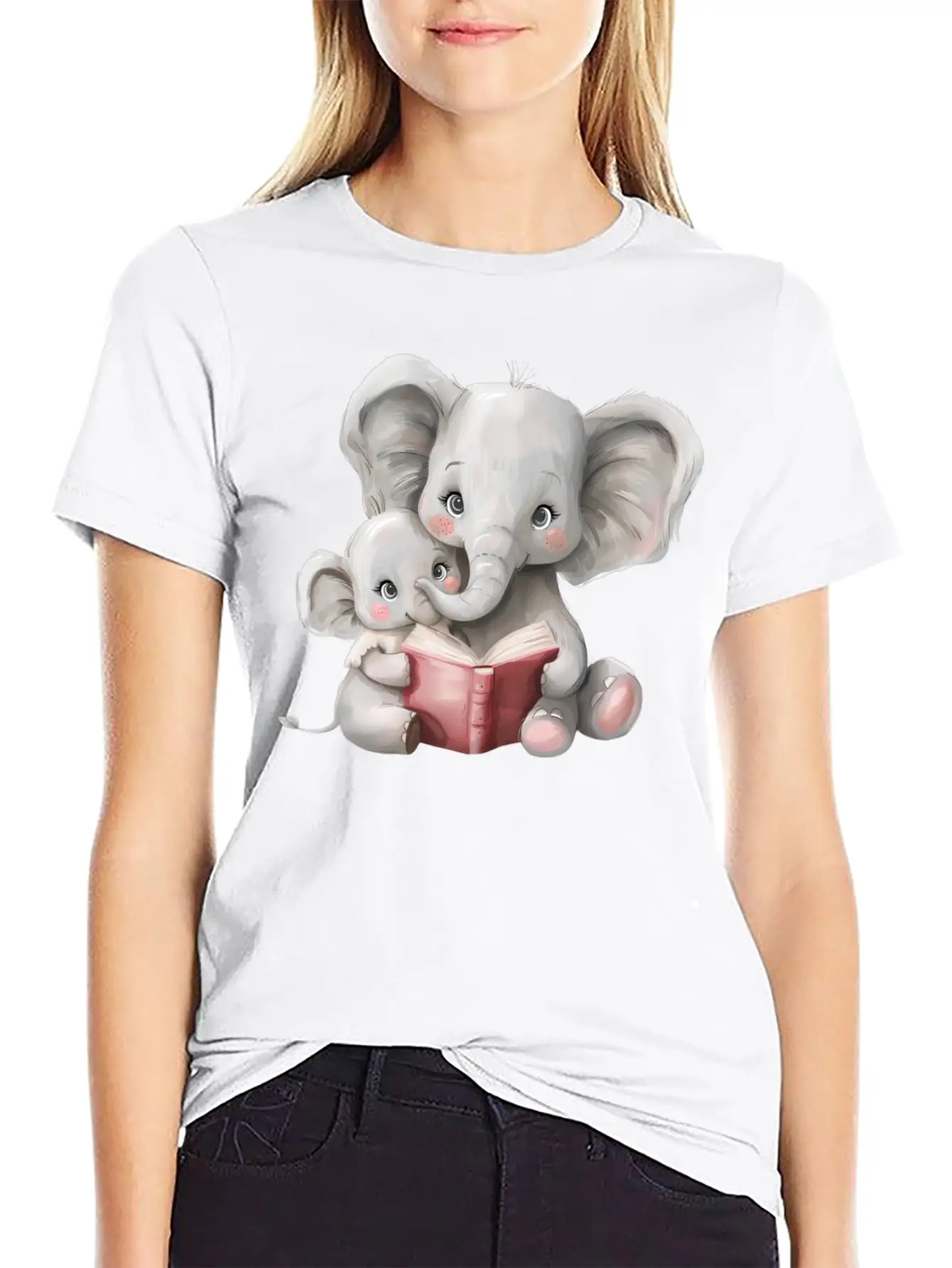 Elephant Family. Unisex Casual T-Shirt – Clean Design For Daily Comfort