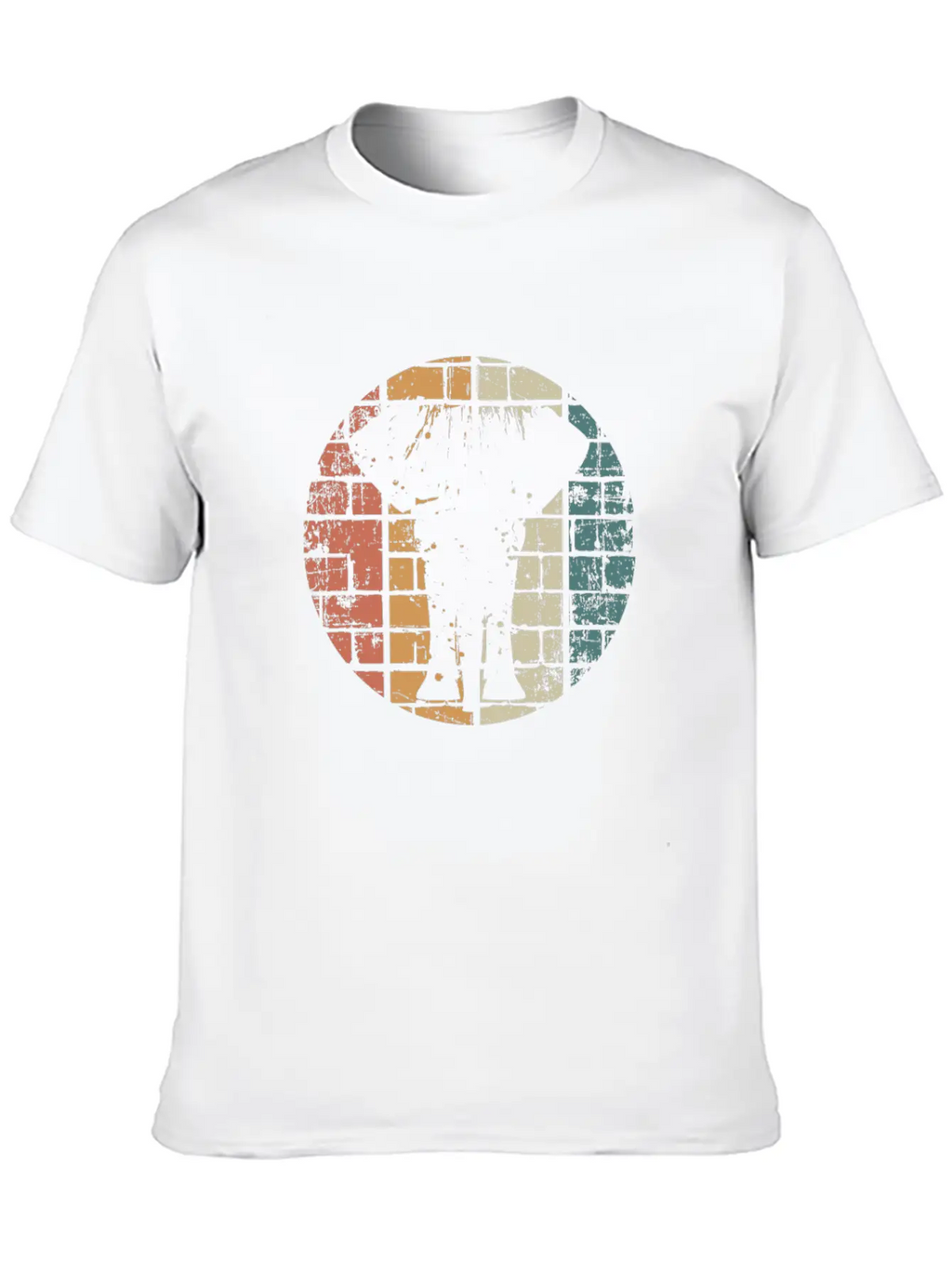 Elephant Retro Unisex Short Sleeve Soft Cotton T-Shirt – Casual Everyday Wear