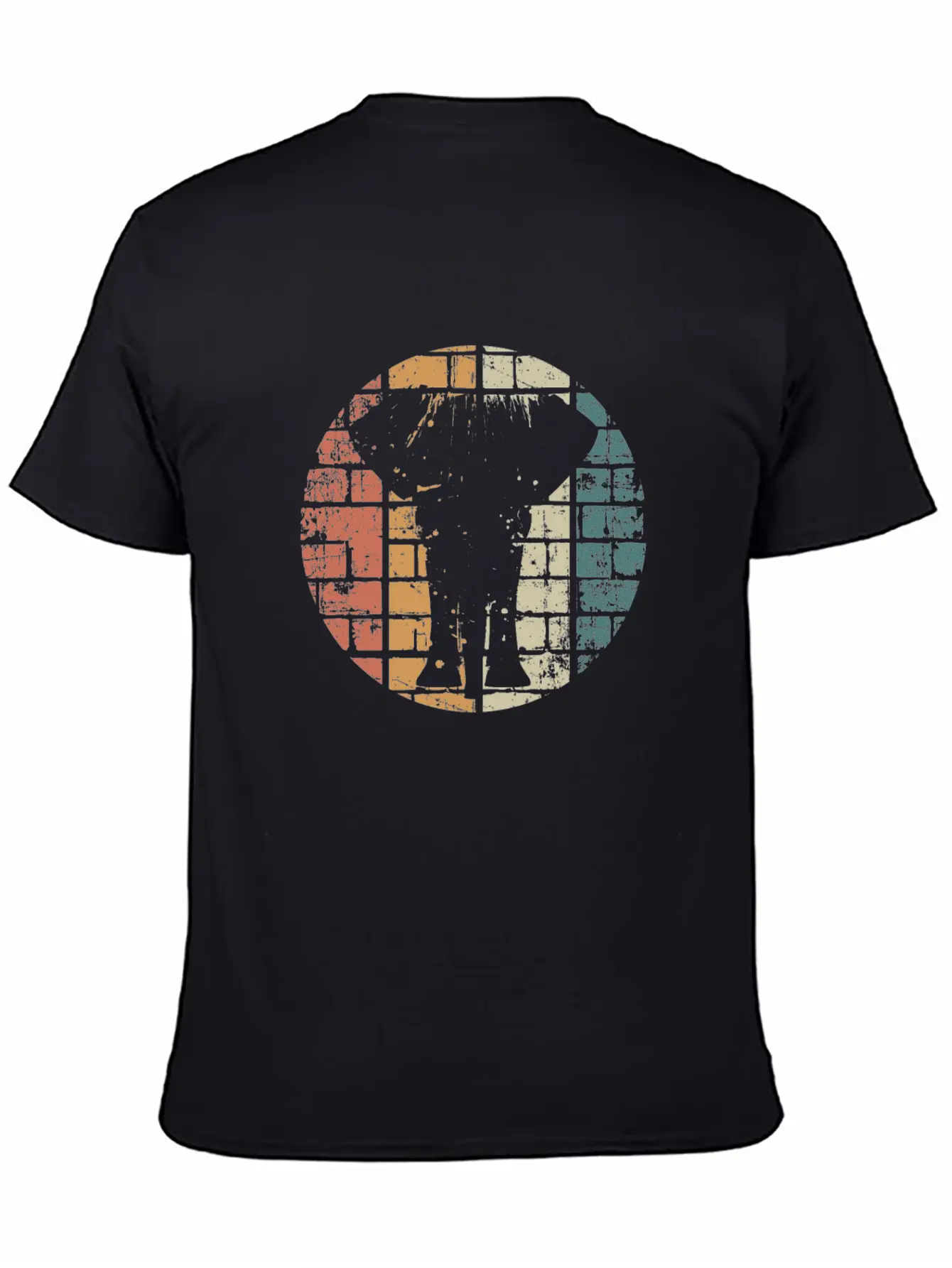 Elephant Retro Unisex Short Sleeve Soft Cotton T-Shirt – Casual Everyday Wear