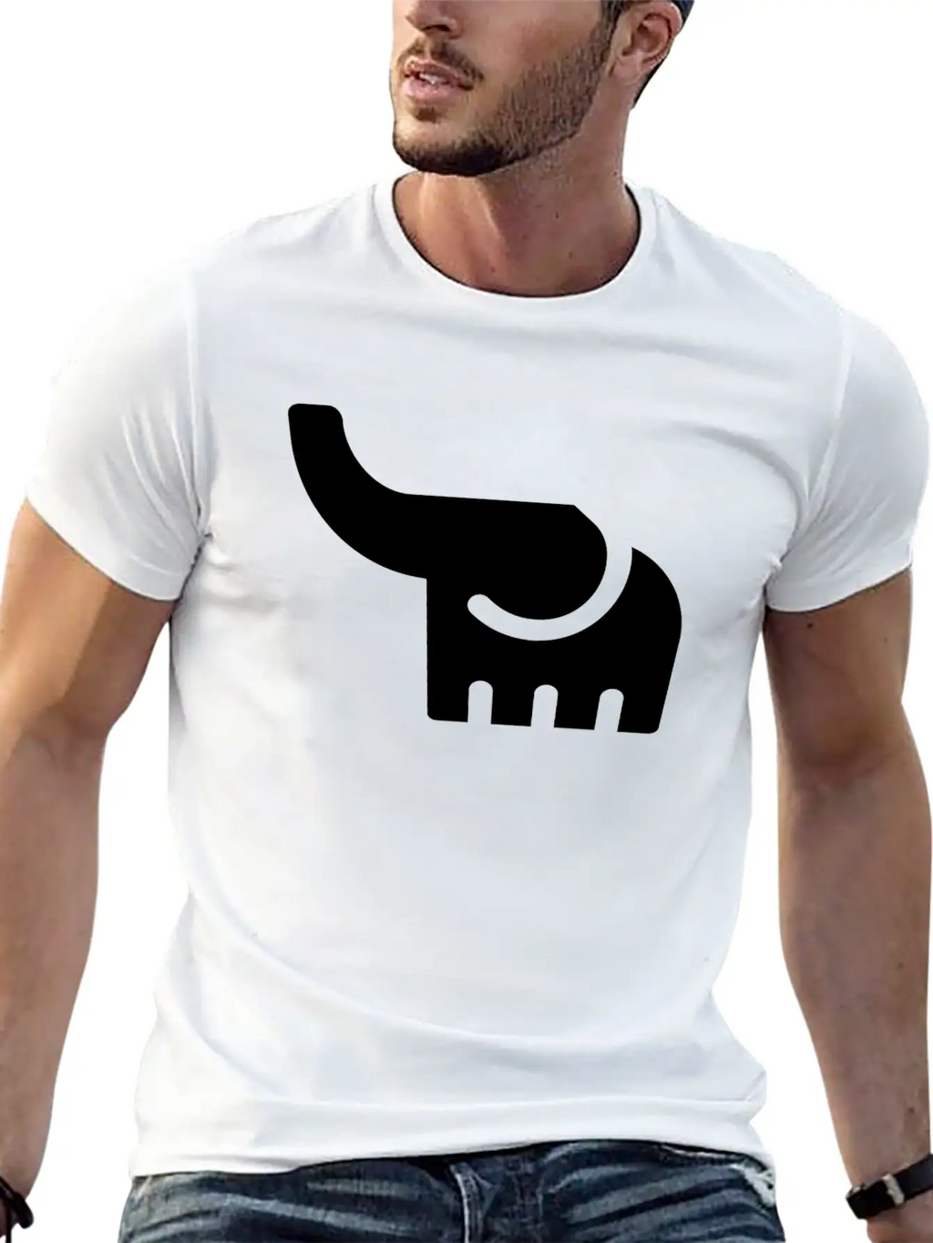 Elephant Stylish Everyday T-Shirt – Unisex Basic Cotton Tee