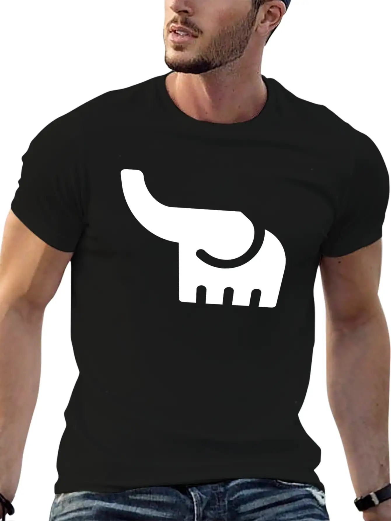 Elephant Stylish Everyday T-Shirt – Unisex Basic Cotton Tee