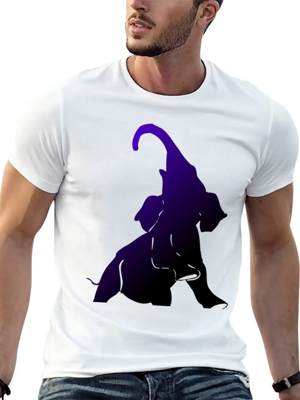 Elephant Unisex Casual T-Shirt – Clean Design For Daily Comfort
