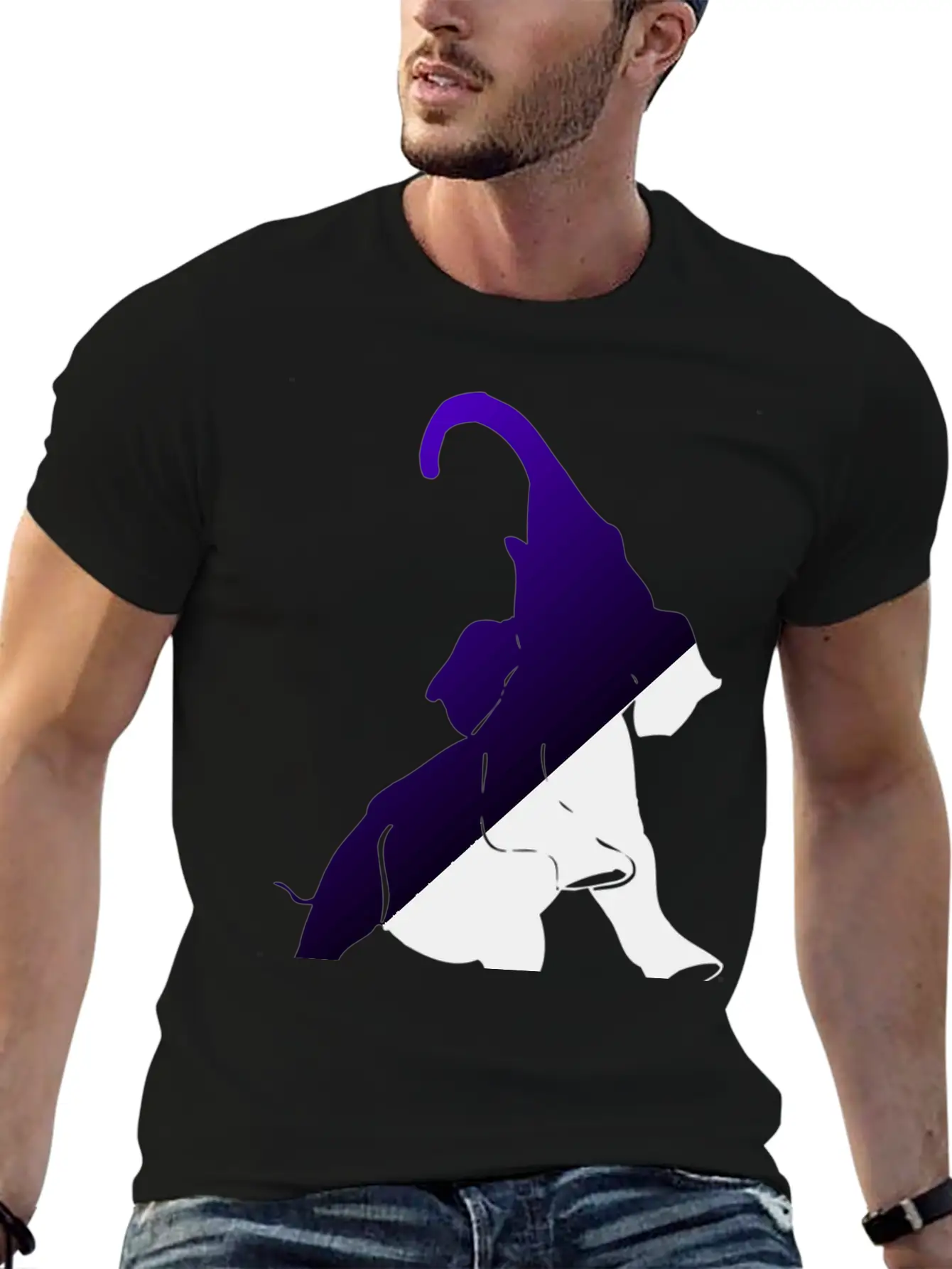 Elephant Unisex Casual T-Shirt – Clean Design For Daily Comfort