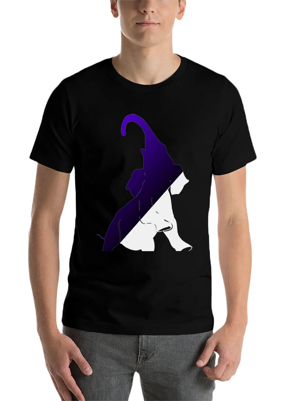 Elephant Unisex Casual T-Shirt – Clean Design For Daily Comfort