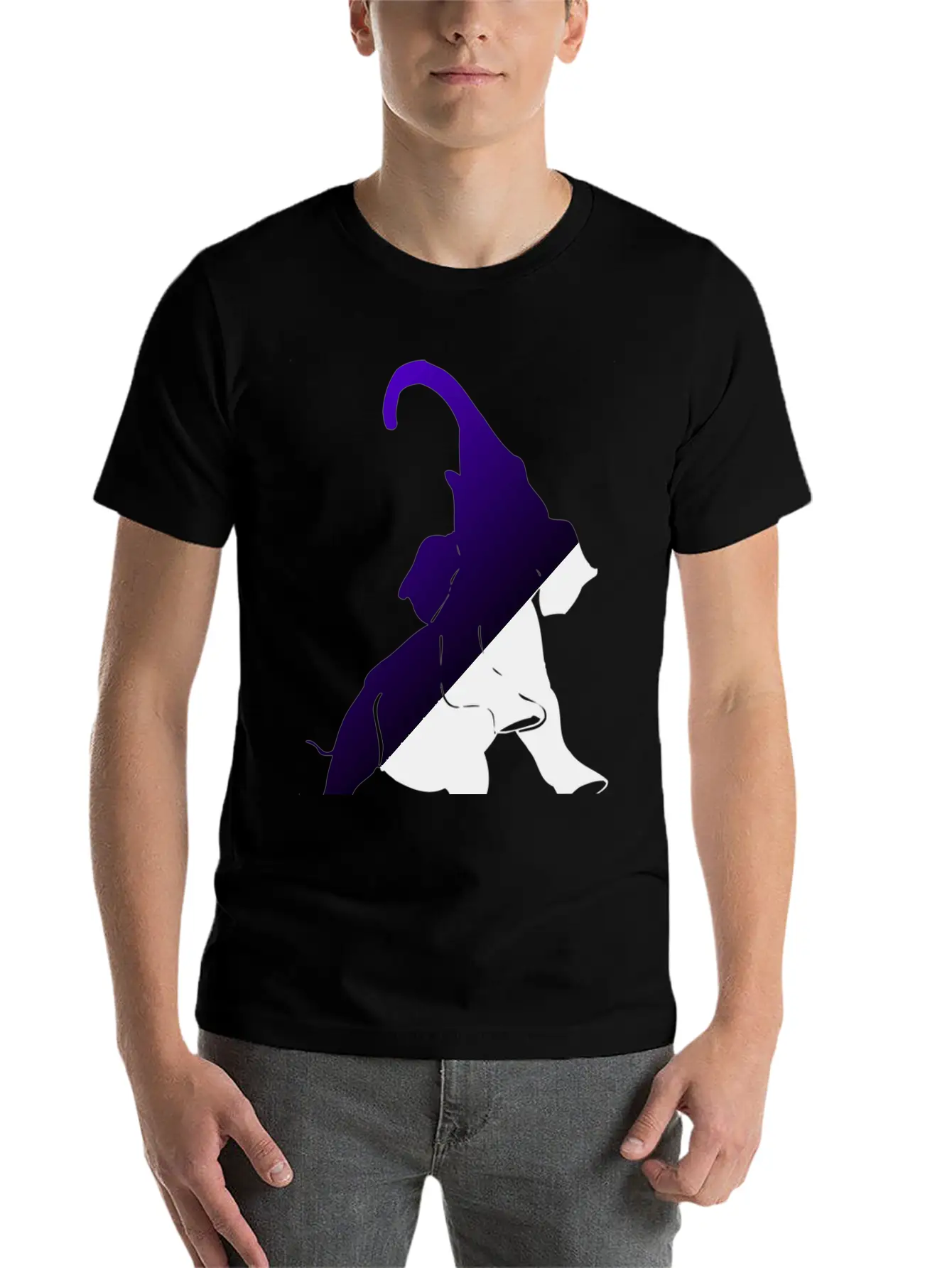Elephant Unisex Casual T-Shirt – Clean Design For Daily Comfort
