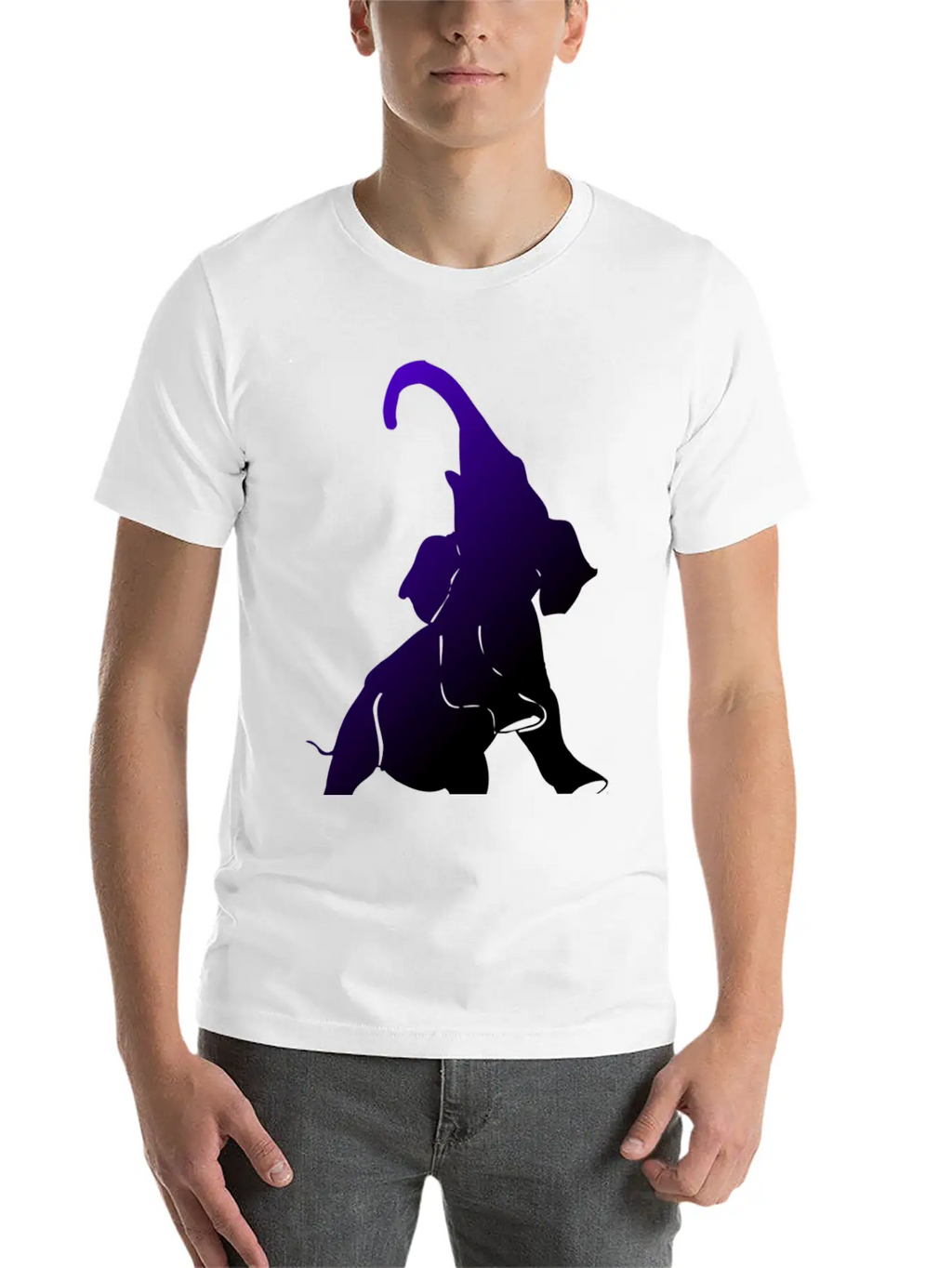 Elephant Unisex Casual T-Shirt – Clean Design For Daily Comfort