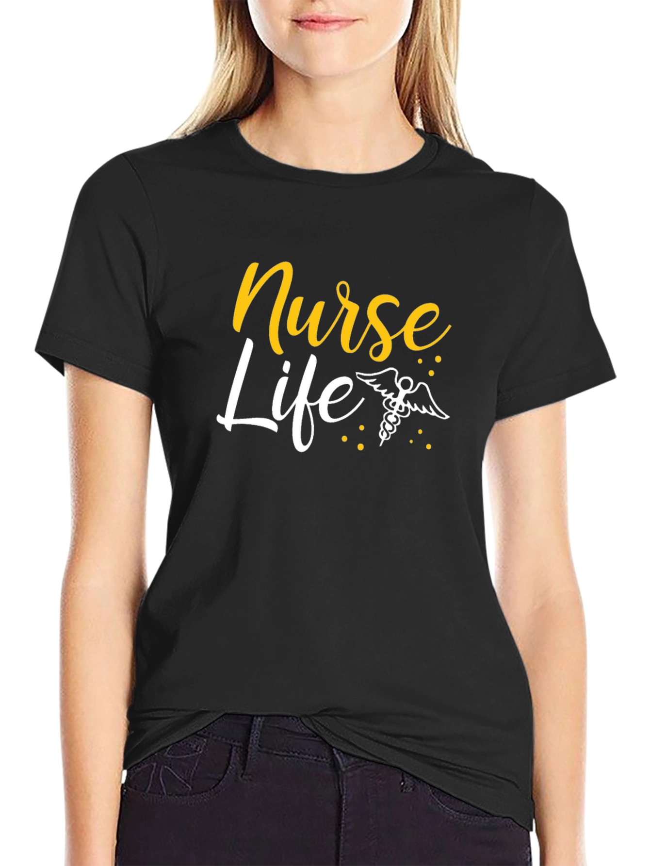 Nurse Life Graphic T-Shirt - Stylish Medical Apparel