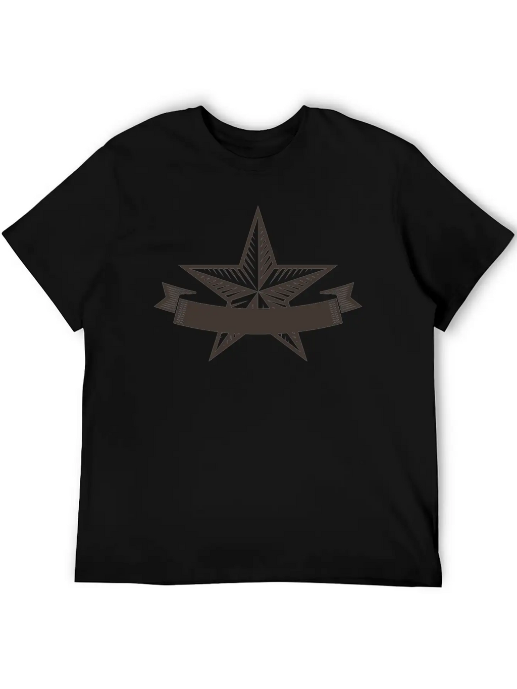 Emblem Banner Casual Graphic T-Shirt – Simple And Comfortable Daily Wear