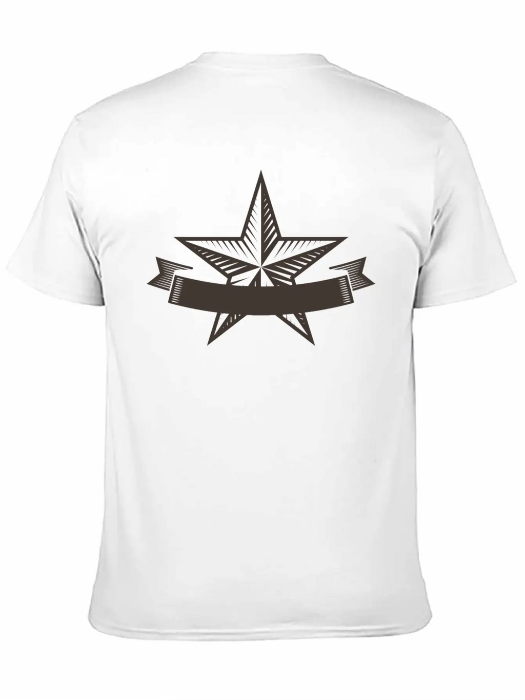 Emblem Banner Casual Graphic T-Shirt – Simple And Comfortable Daily Wear