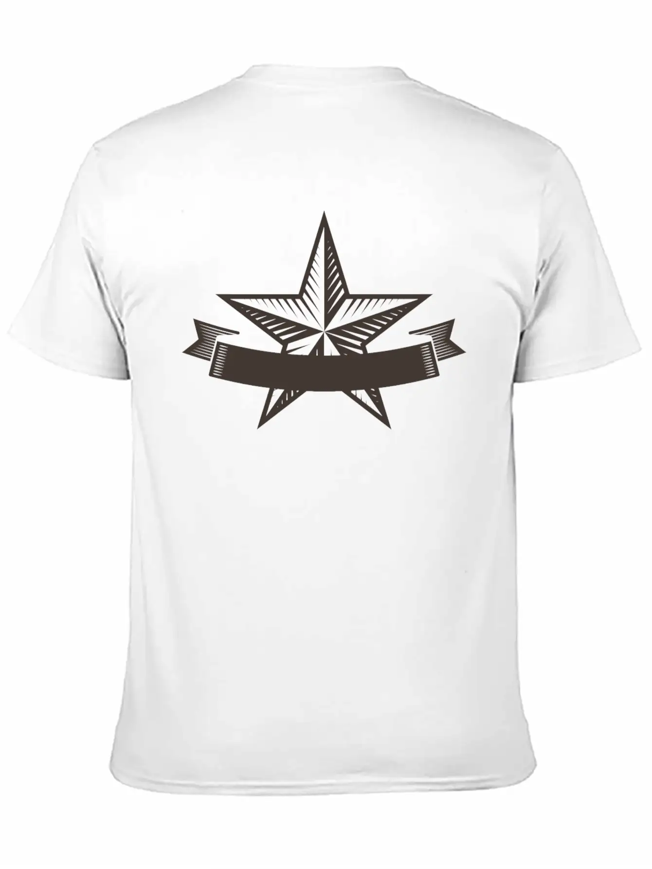 Emblem Banner Casual Graphic T-Shirt – Simple And Comfortable Daily Wear