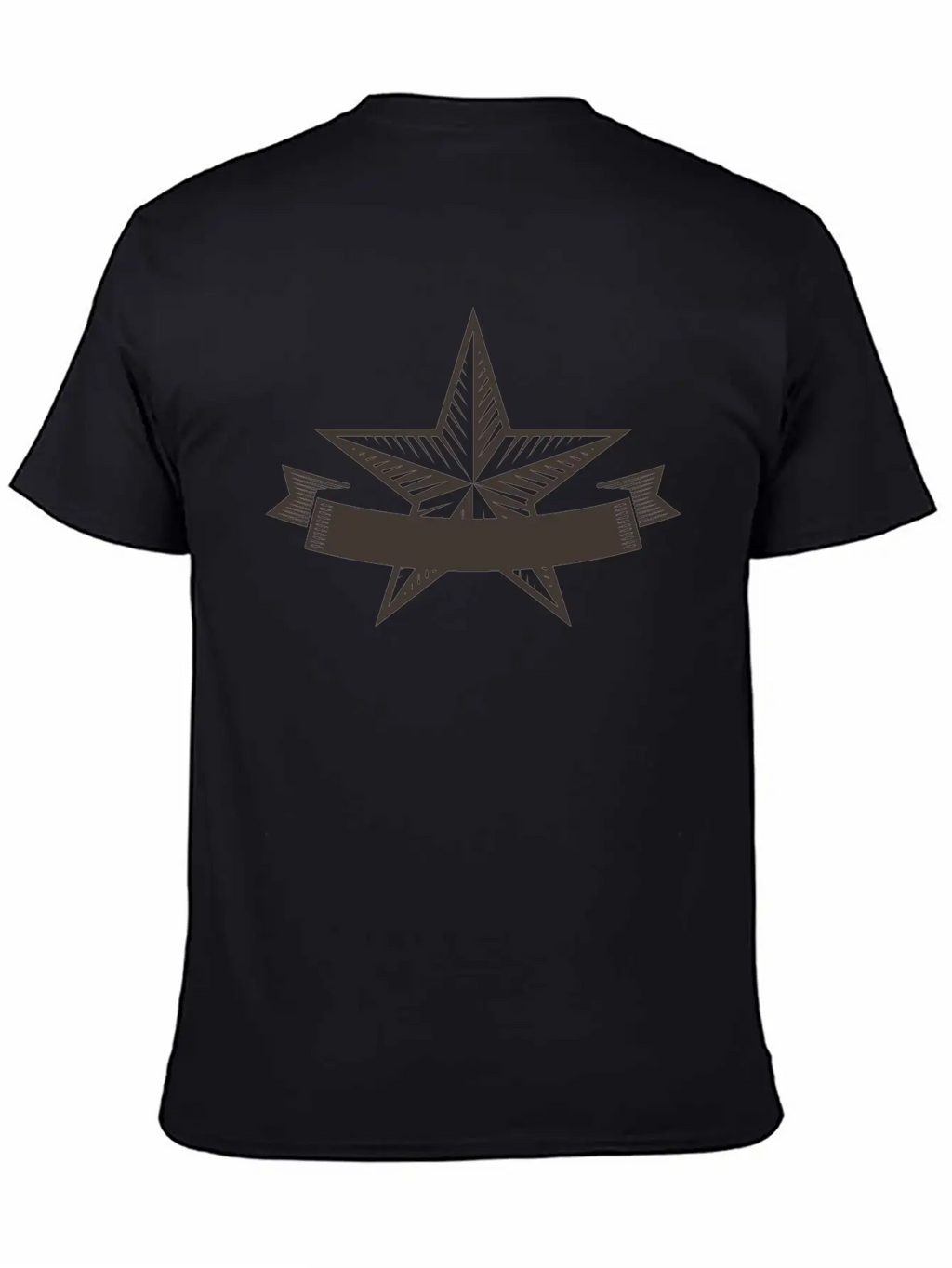 Emblem Banner Casual Graphic T-Shirt – Simple And Comfortable Daily Wear