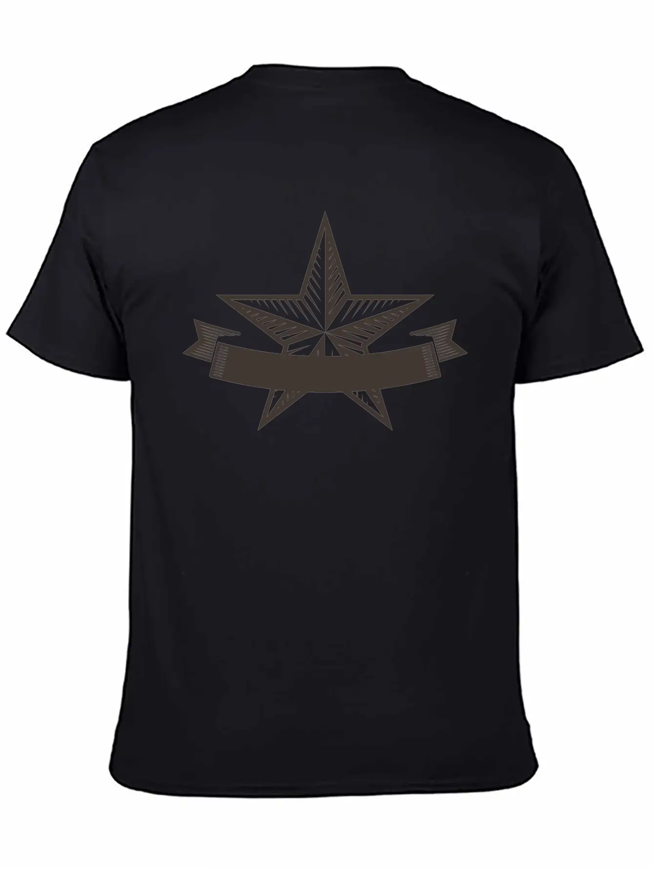 Emblem Banner Casual Graphic T-Shirt – Simple And Comfortable Daily Wear