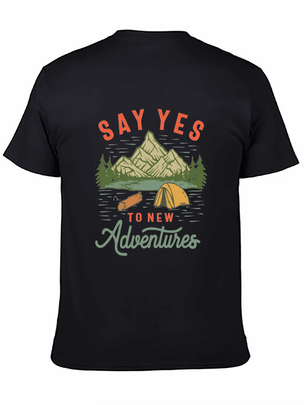Embrace The Unknown - Say Yes To New Adventures Unisex Casual T-Shirt – Clean Design For Daily Comfort