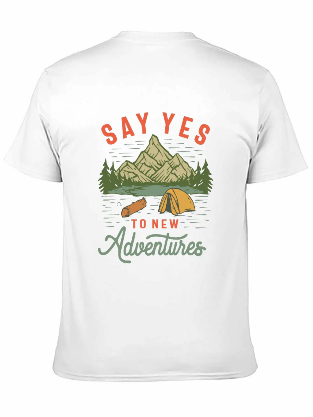 Embrace The Unknown - Say Yes To New Adventures Unisex Casual T-Shirt – Clean Design For Daily Comfort