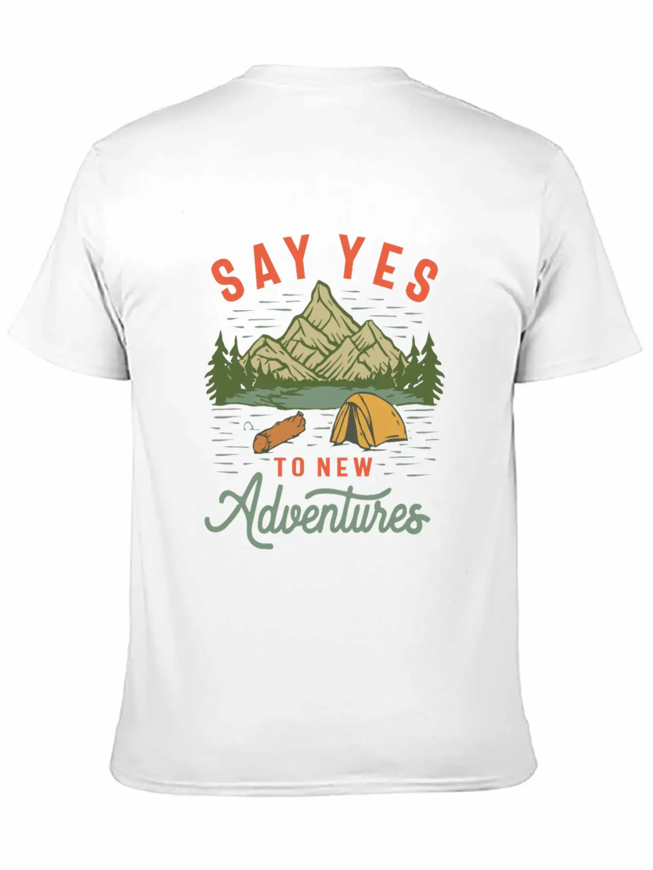 Embrace The Unknown - Say Yes To New Adventures Unisex Casual T-Shirt – Clean Design For Daily Comfort