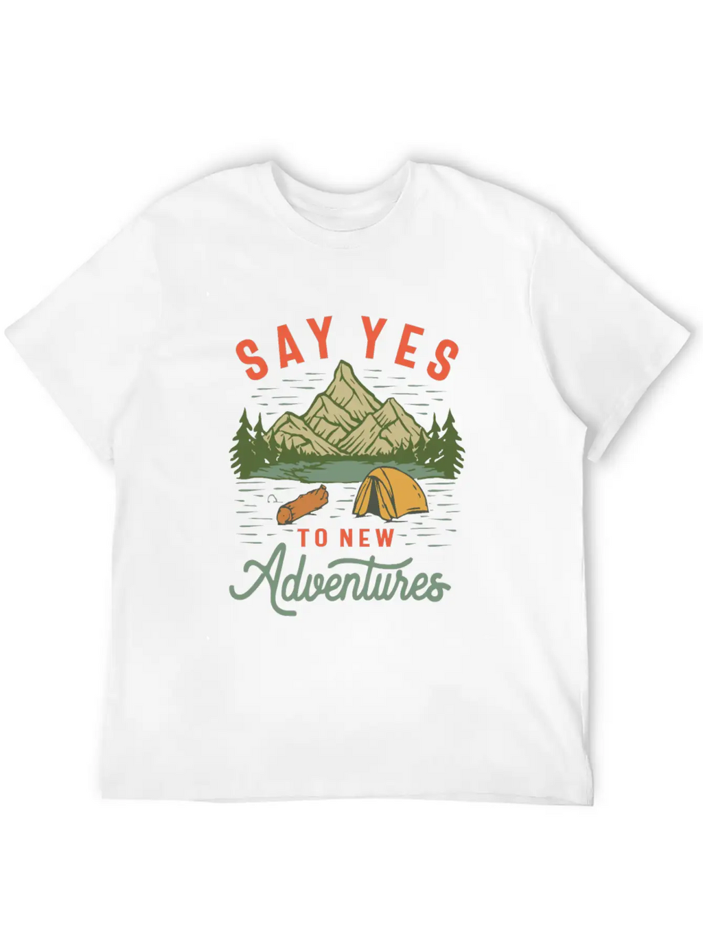 Embrace The Unknown - Say Yes To New Adventures Unisex Casual T-Shirt – Clean Design For Daily Comfort