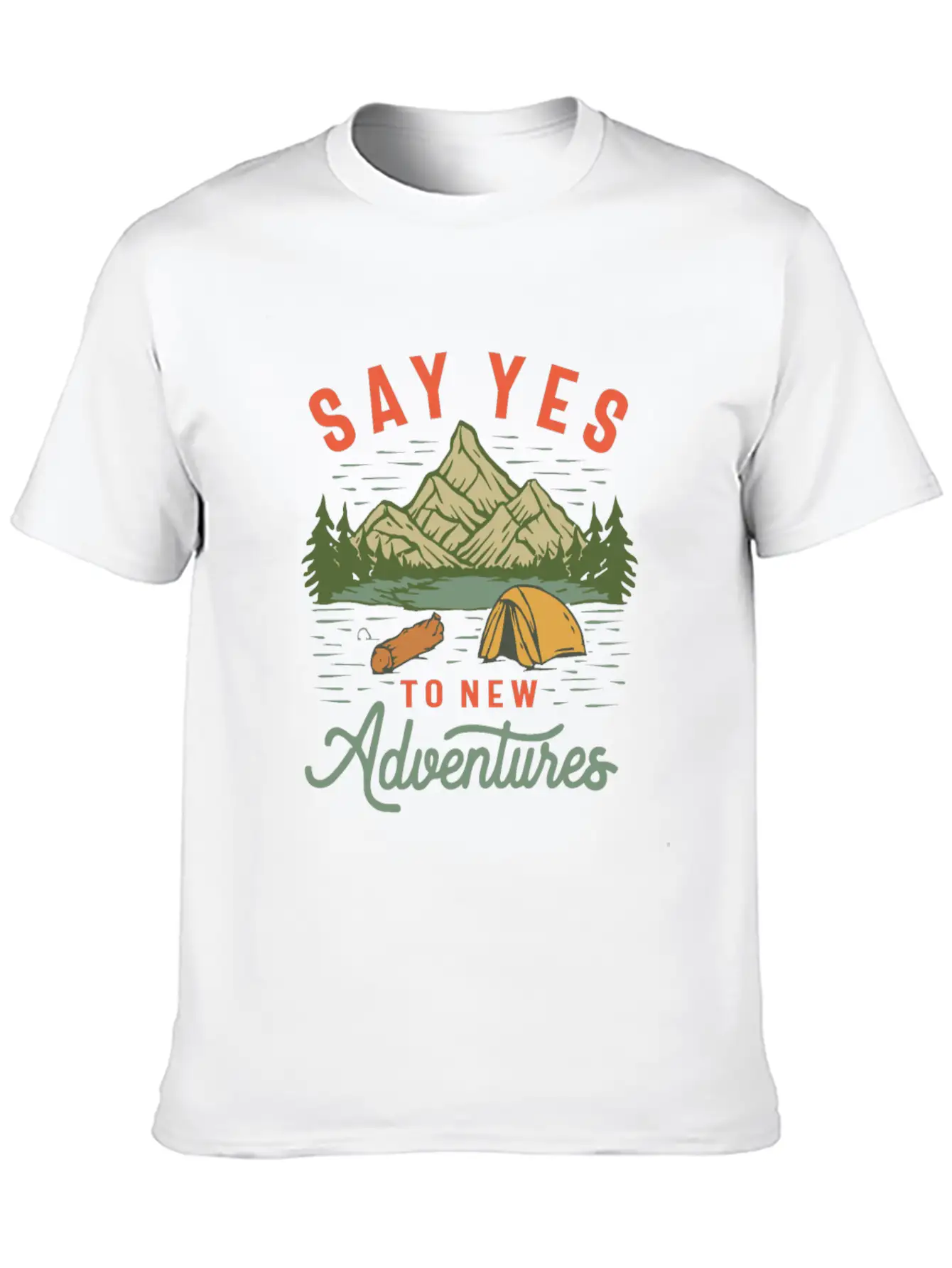 Embrace The Unknown - Say Yes To New Adventures Unisex Casual T-Shirt – Clean Design For Daily Comfort