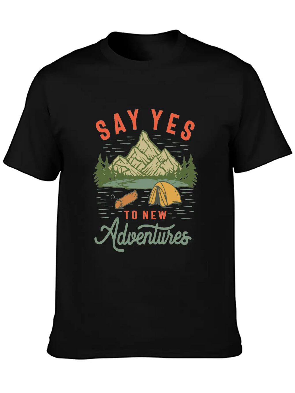 Embrace The Unknown - Say Yes To New Adventures Unisex Casual T-Shirt – Clean Design For Daily Comfort