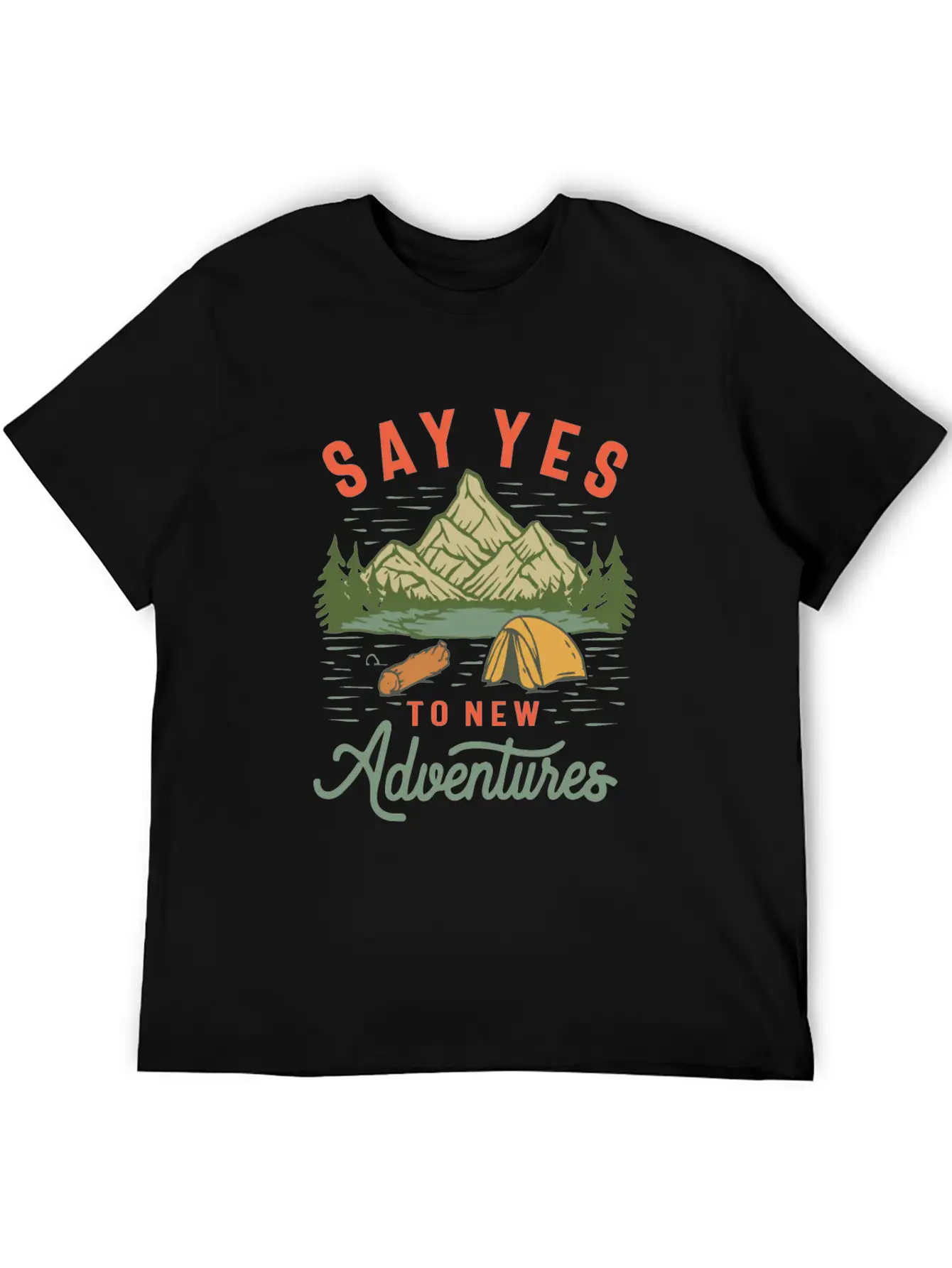 Embrace The Unknown - Say Yes To New Adventures Unisex Casual T-Shirt – Clean Design For Daily Comfort
