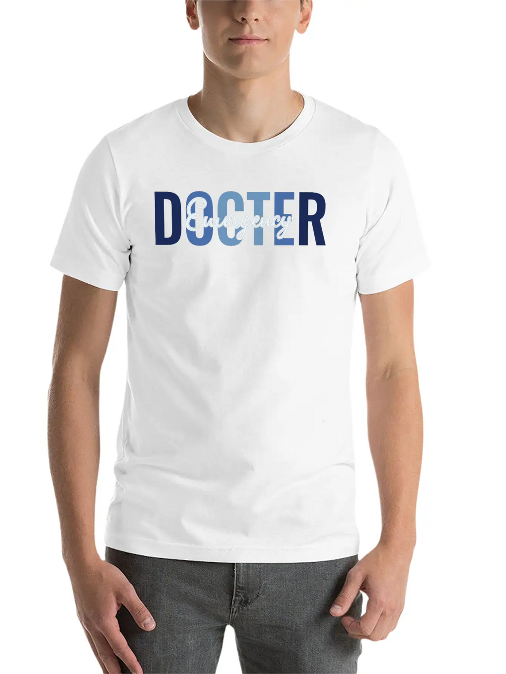 Emergency Doctor, ER Healthcare Professionals Breathable Soft Cotton T-Shirt – Timeless Casual Look