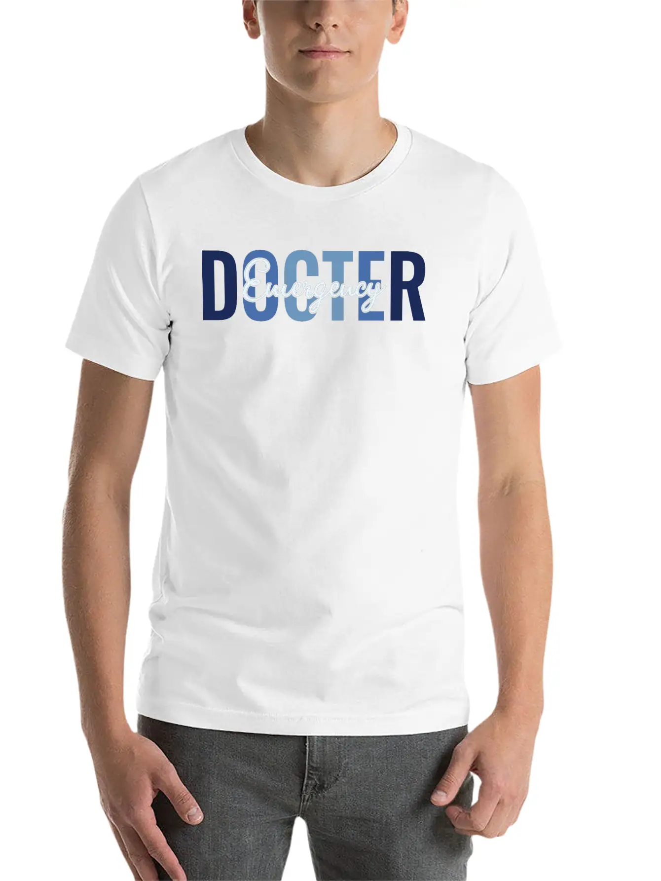 Emergency Doctor, ER Healthcare Professionals Breathable Soft Cotton T-Shirt – Timeless Casual Look