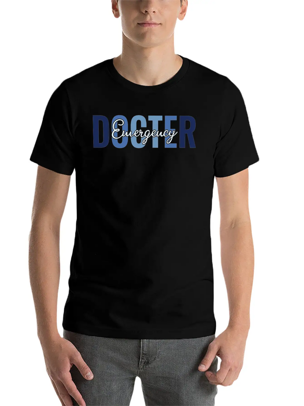 Emergency Doctor, ER Healthcare Professionals Breathable Soft Cotton T-Shirt – Timeless Casual Look