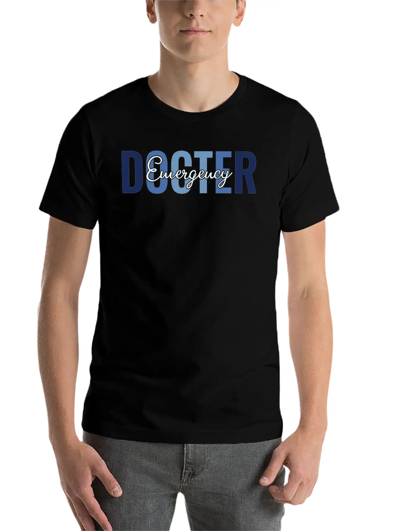 Emergency Doctor, ER Healthcare Professionals Breathable Soft Cotton T-Shirt – Timeless Casual Look