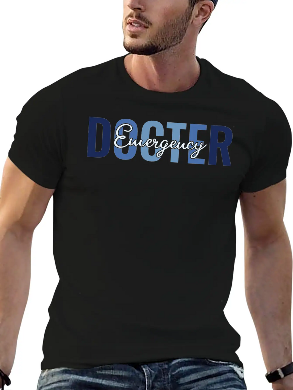 Emergency Doctor, ER Healthcare Professionals Breathable Soft Cotton T-Shirt – Timeless Casual Look