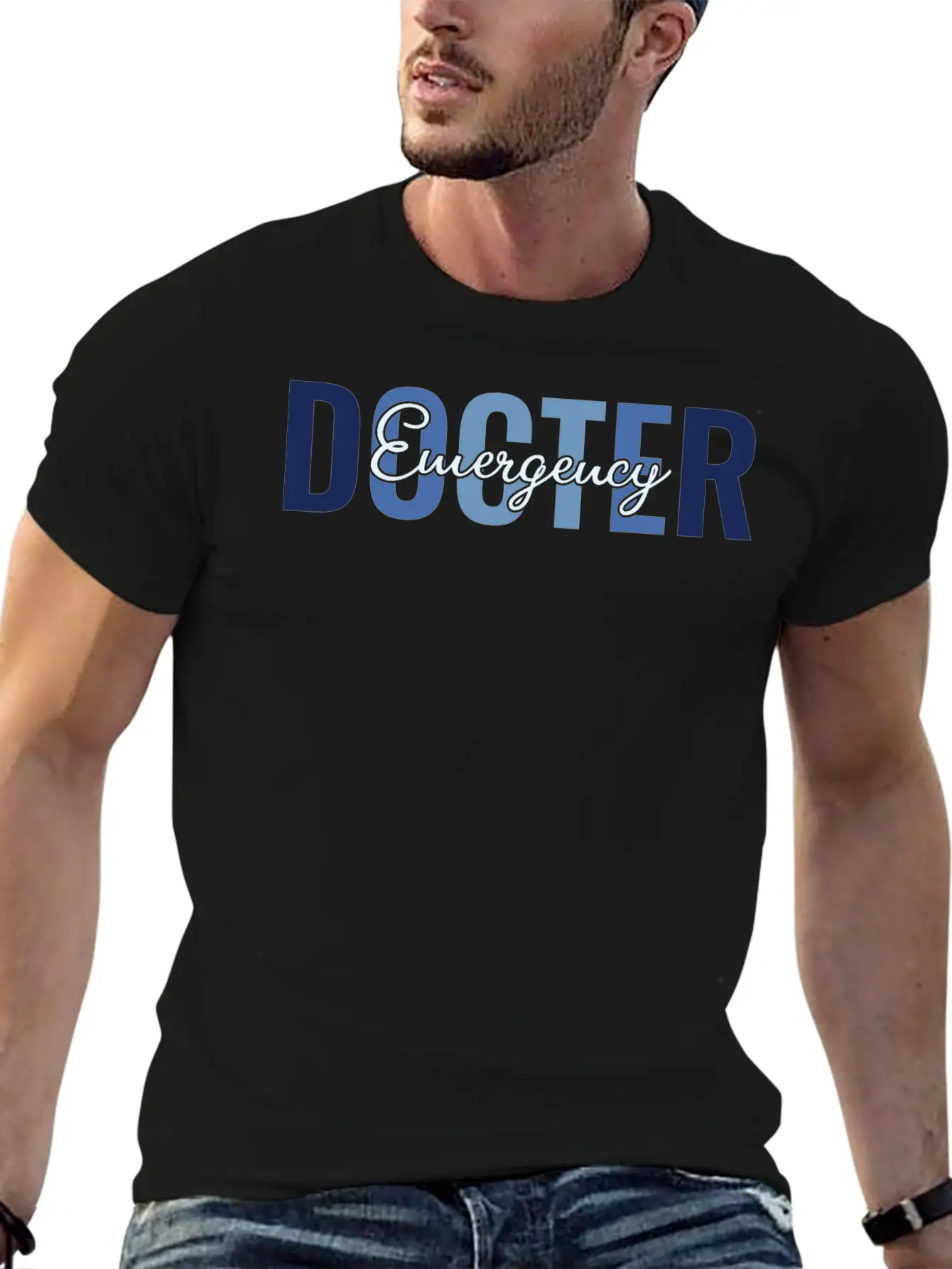 Emergency Doctor, ER Healthcare Professionals Breathable Soft Cotton T-Shirt – Timeless Casual Look