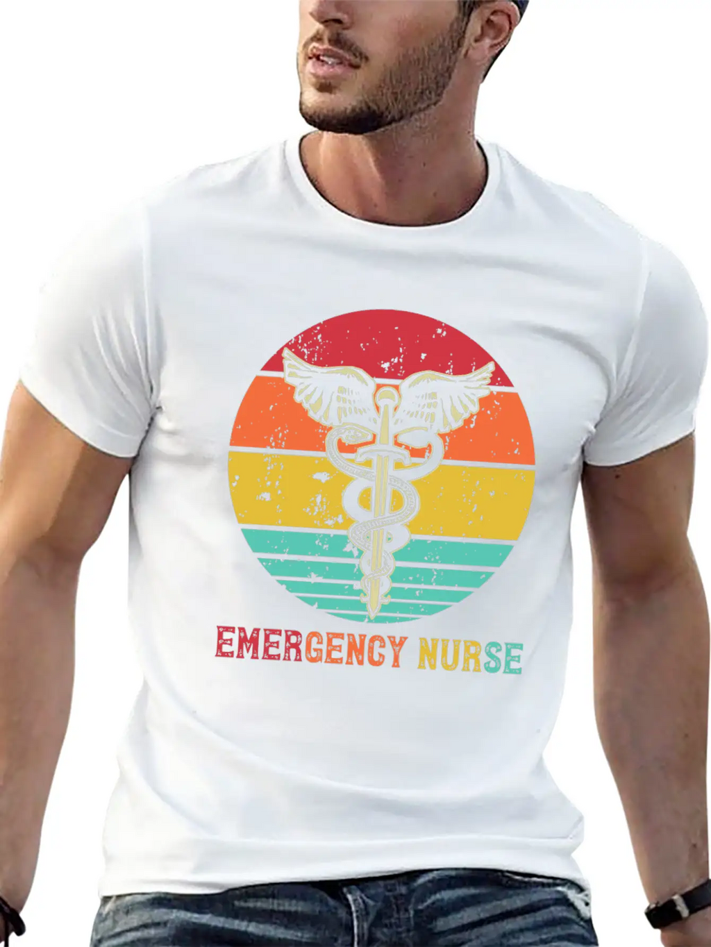 Emergency Nurse ER Nursing Nurse Life ER Nurse Unisex Short Sleeve Soft Cotton T-Shirt – Casual Everyday Wear