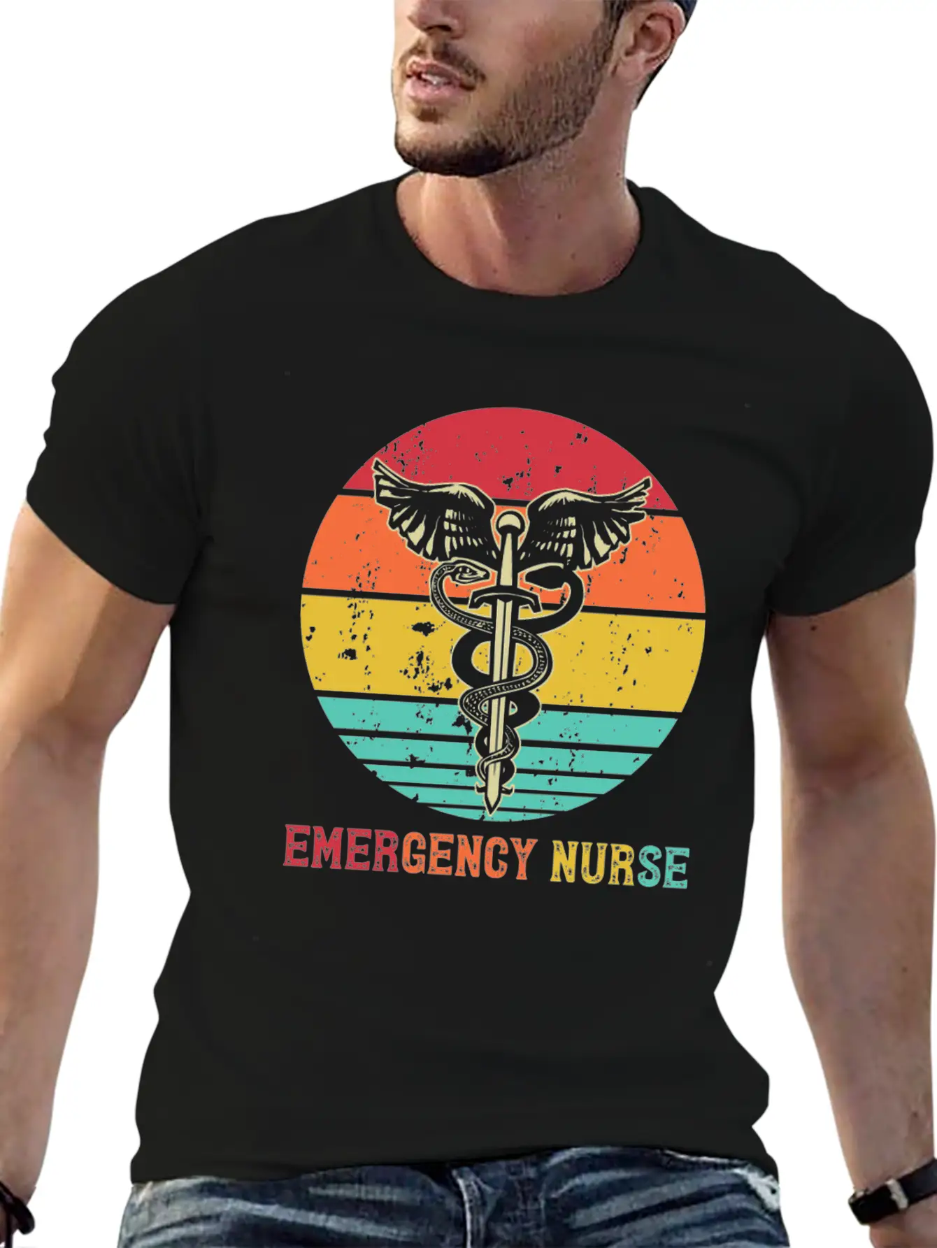 Emergency Nurse ER Nursing Nurse Life ER Nurse Unisex Short Sleeve Soft Cotton T-Shirt – Casual Everyday Wear