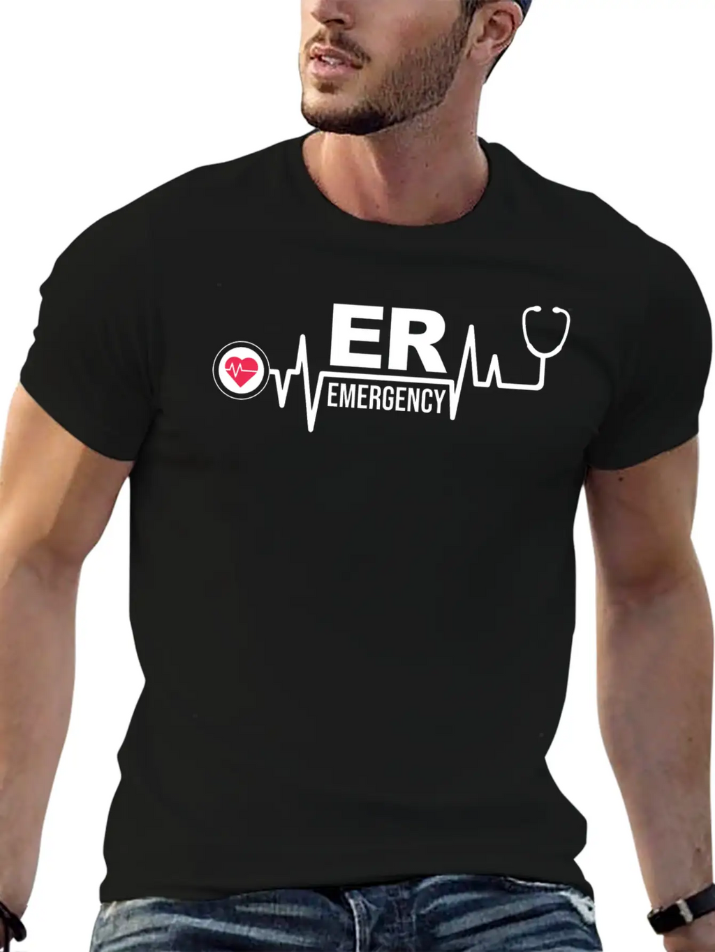 Emergency Room Hospital Doctor Nurse Rn Er Nurse Unisex Casual T-Shirt – Clean Design For Daily Comfort