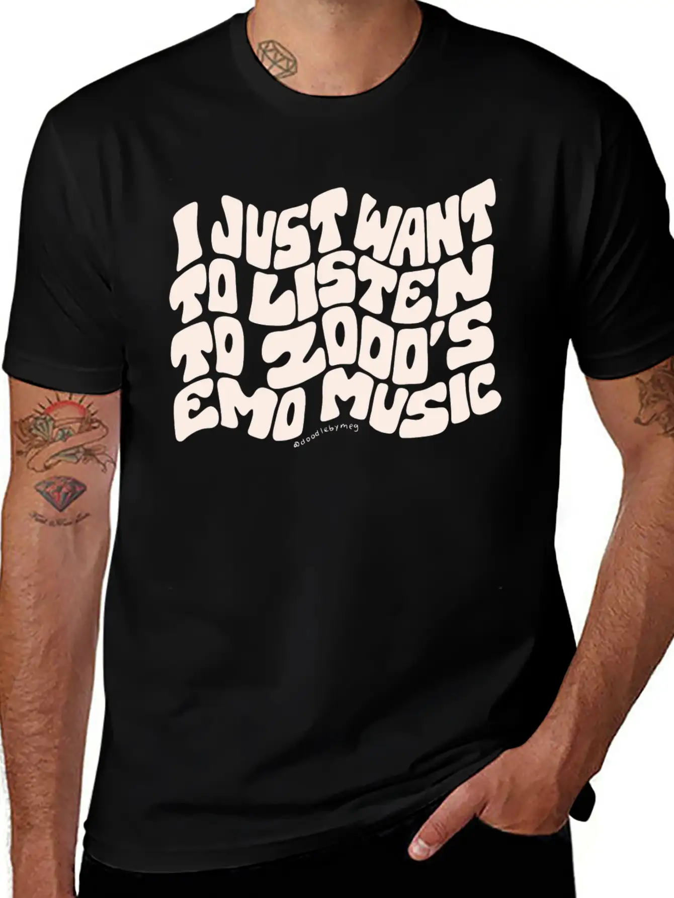 Emo Music Stylish Everyday T-Shirt – Unisex Basic Cotton Tee